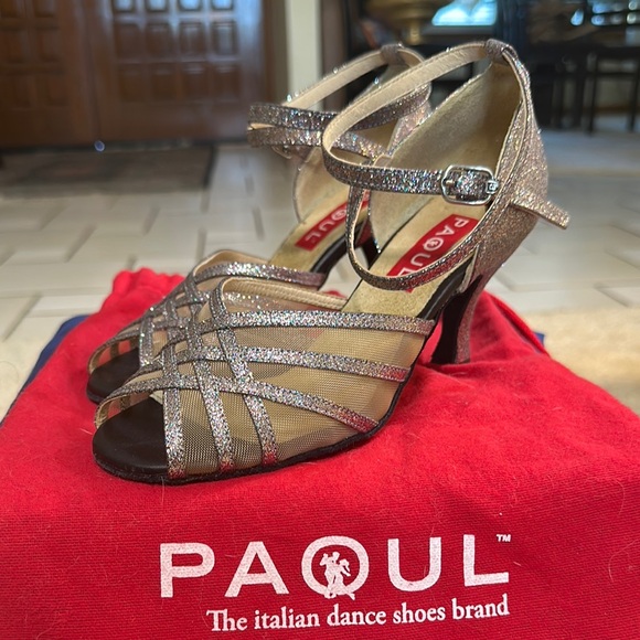 Paoul Italian handmade Ballroom Shoes. 2.5” heel. - Picture 2 of 4
